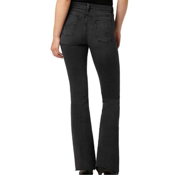 HUDSON Jeans Holly Washed Black Flare Denim Women’s Size 33 - Picture 2 of 14
